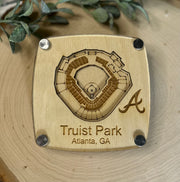 MLB Stadium Coasters - Lolly and Pops Handcrafted Gifts and Decor