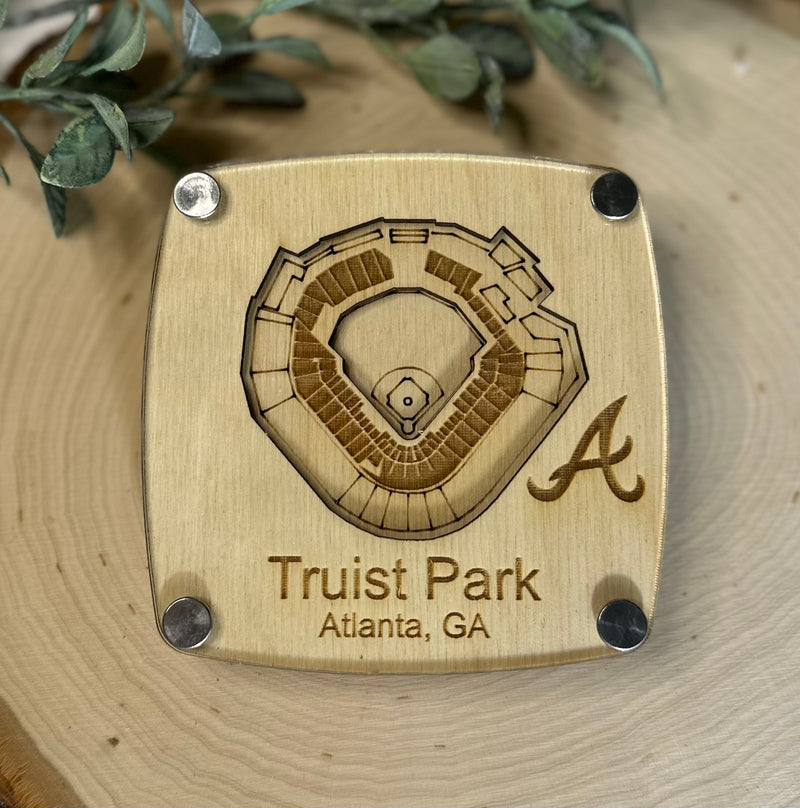 MLB Stadium Coasters - Lolly and Pops Handcrafted Gifts and Decor