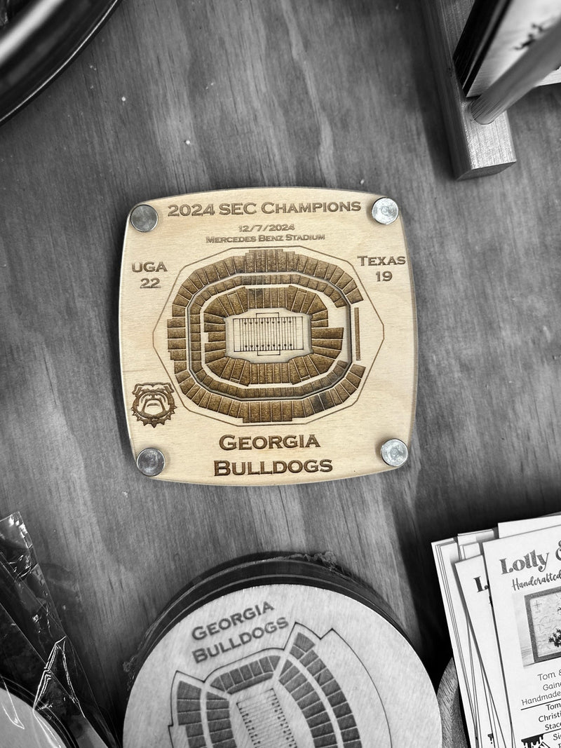 2024 SEC Championship Coaster - Lolly and Pops Handcrafted Gifts and Decor