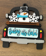 Truck Ornament - Lolly and Pops Handcrafted Gifts and Decor