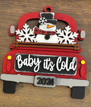 Truck Ornament - Lolly and Pops Handcrafted Gifts and Decor