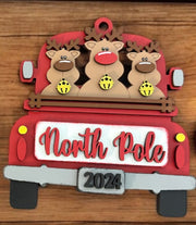 Truck Ornament - Lolly and Pops Handcrafted Gifts and Decor