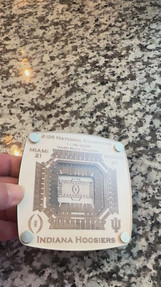 2026 National Championship Coaster - Indiana