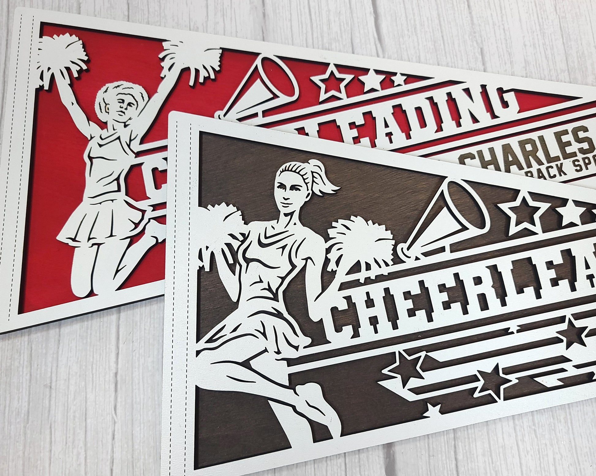 Cheerleading Custom Pennant Cheerleading Senior Gift Pennant Cheerleading Trophy Personalized Pennant Cheerleading Award