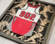 Track Custom Jersey Senior Gift Track Trophy Personalized Track Award - Lolly and Pops Handcrafted Gifts and Decor