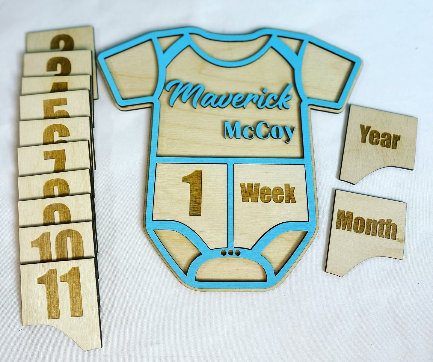 Baby Milestone Onesie Baby Gift Baby Shower Newborn Gift Girl Baby Boy, Newborn name sign, Baby birth announcement, hospital name sign