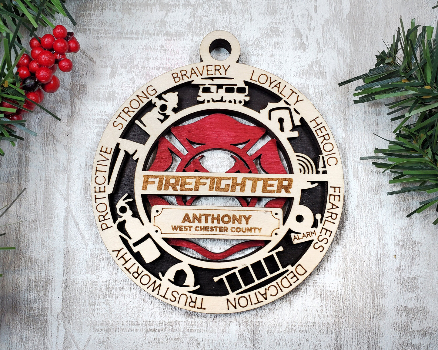 Firefighter Ornament Firefighter Award