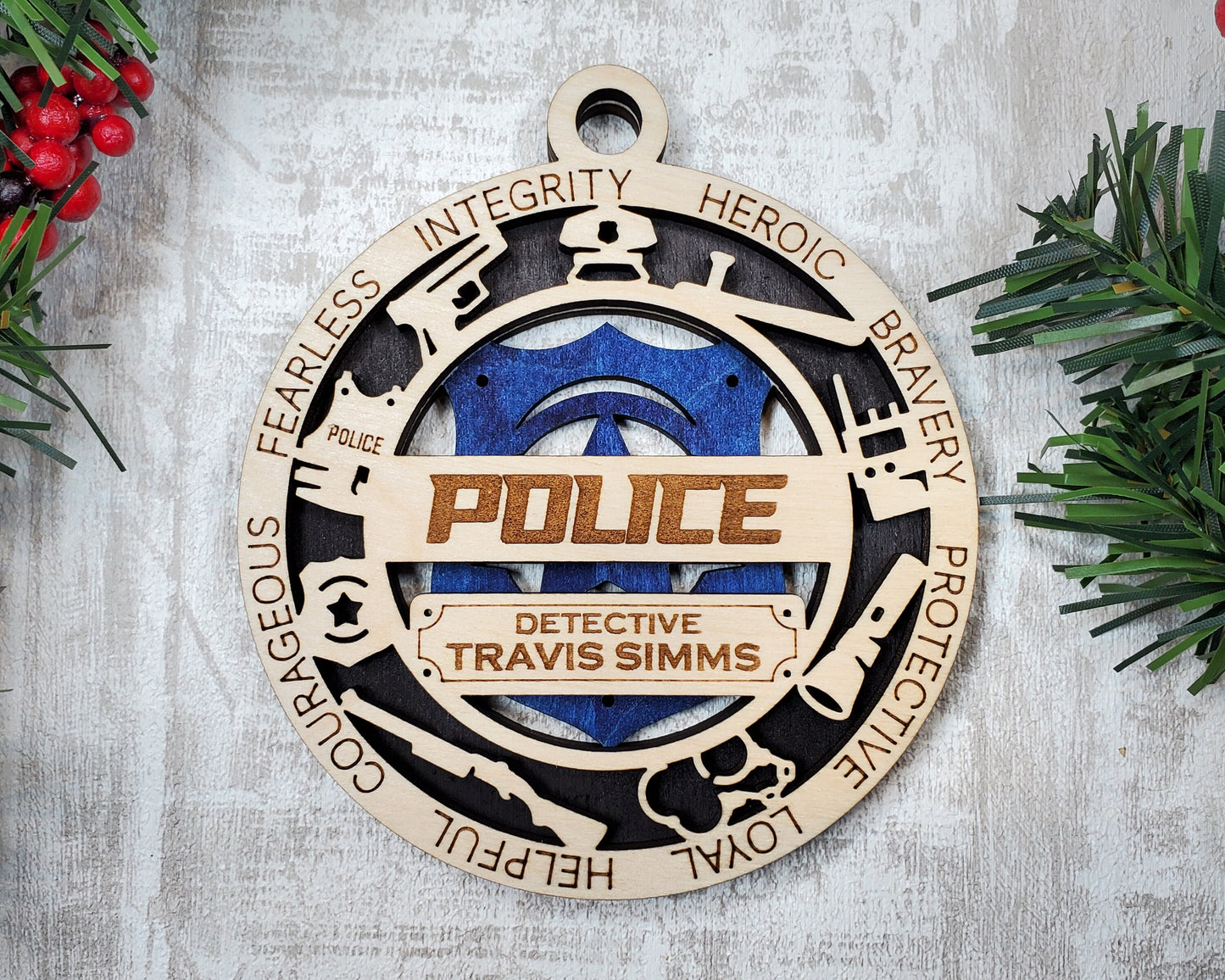 Police Ornament Police Award