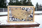 3D Hockey Stadium Travel Map Family Memories Stadium Tracker - Lolly and Pops Handcrafted Gifts and Decor