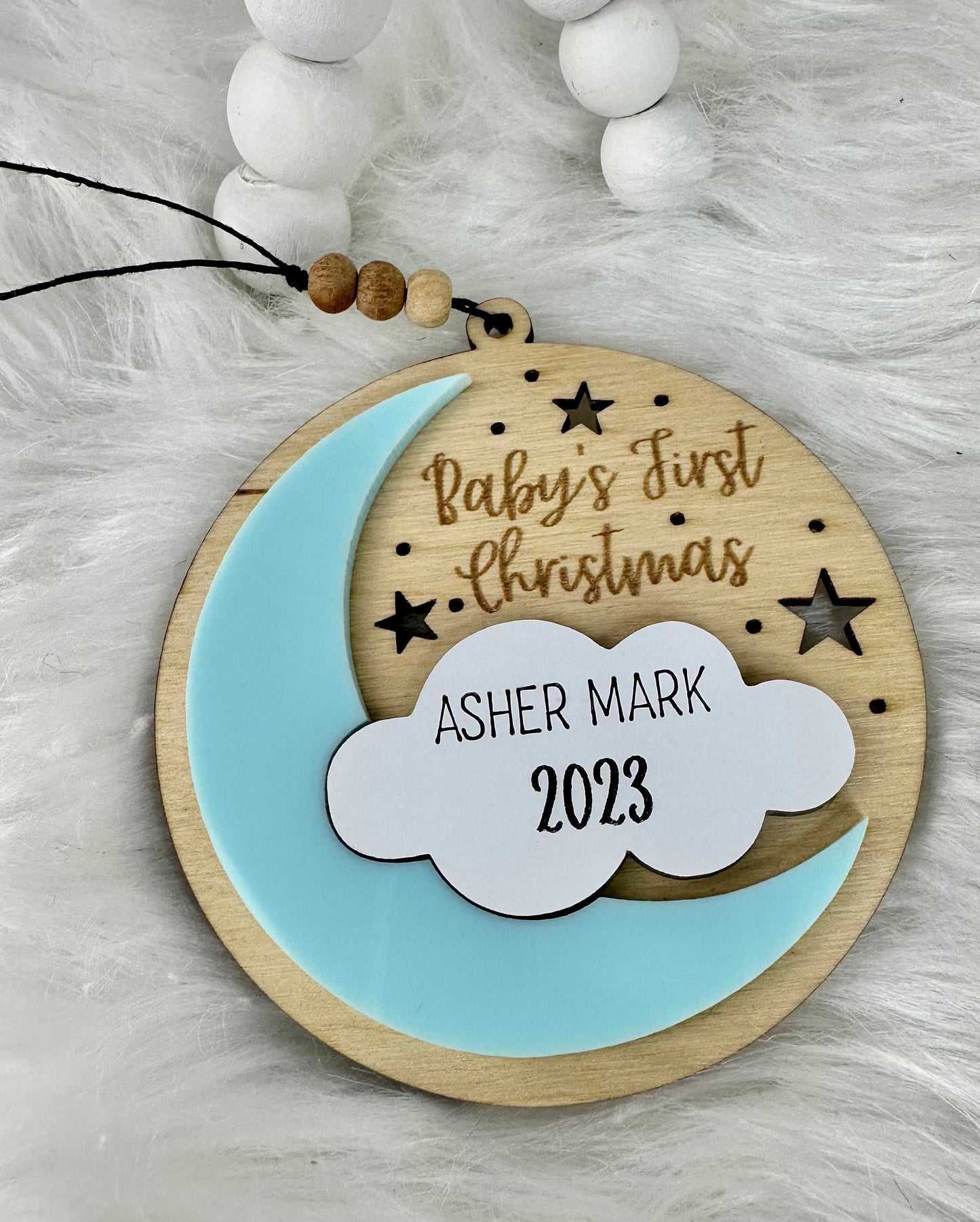 Baby’s First Christmas | Christmas Gift | Custom Ornament | First Christmas | Baby | 1st Christmas | Christmas Decor | Family Ornament