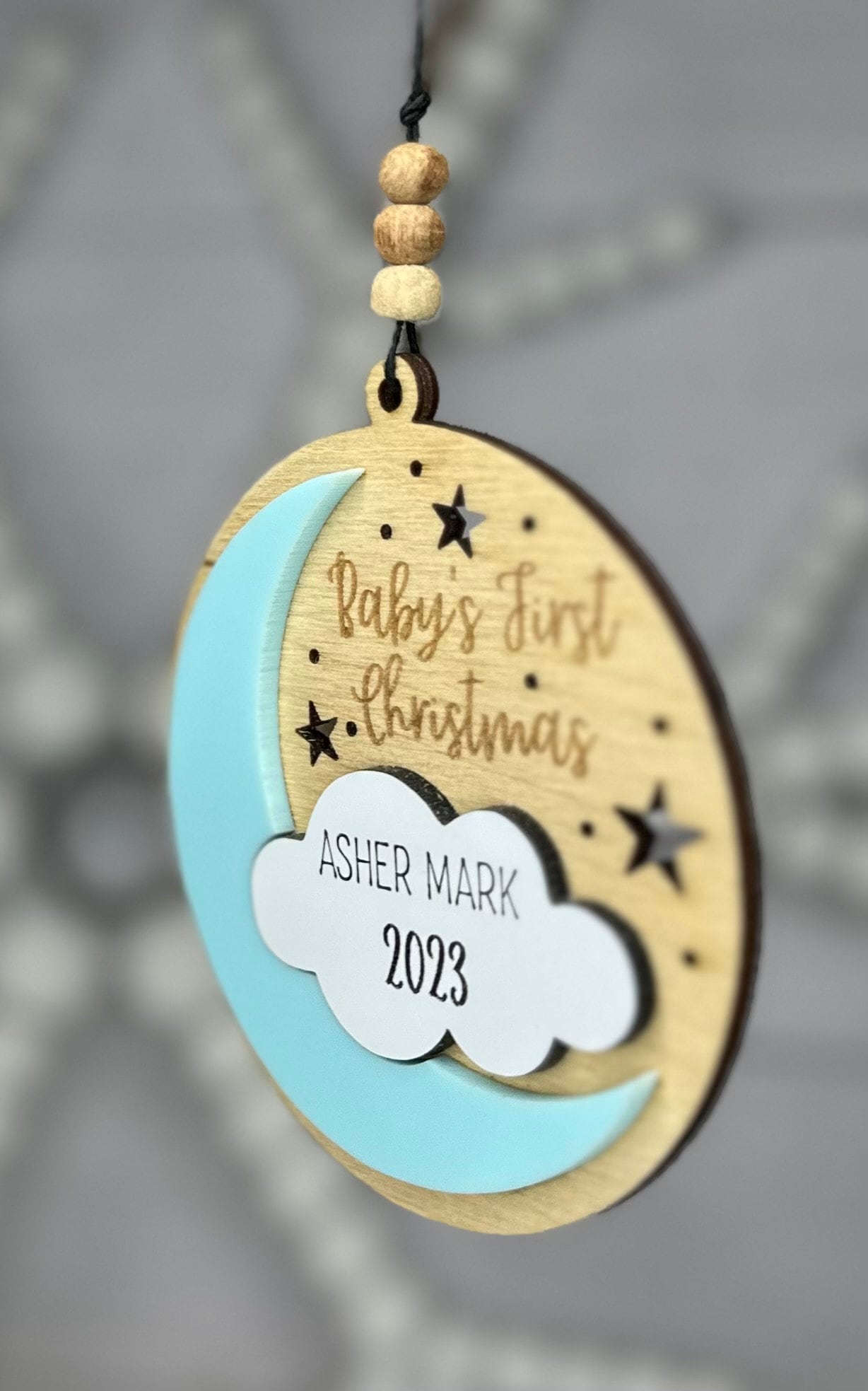 Baby’s First Christmas | Christmas Gift | Custom Ornament | First Christmas | Baby | 1st Christmas | Christmas Decor | Family Ornament